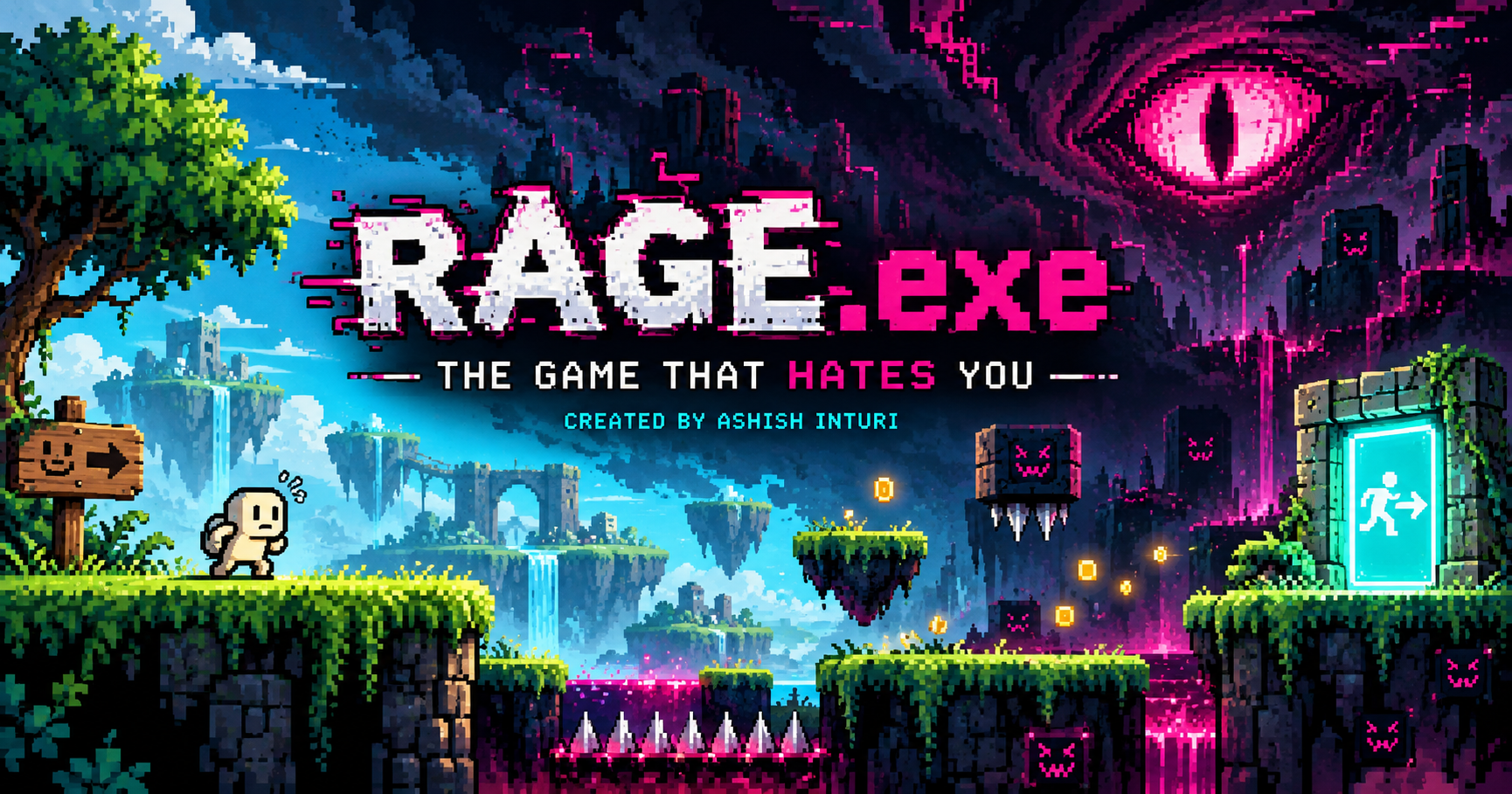 RAGE.exe – Browser Rage Platformer Game